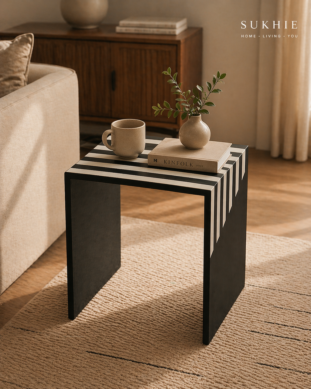 Side Table / Coffee Table (With Inlay Work)