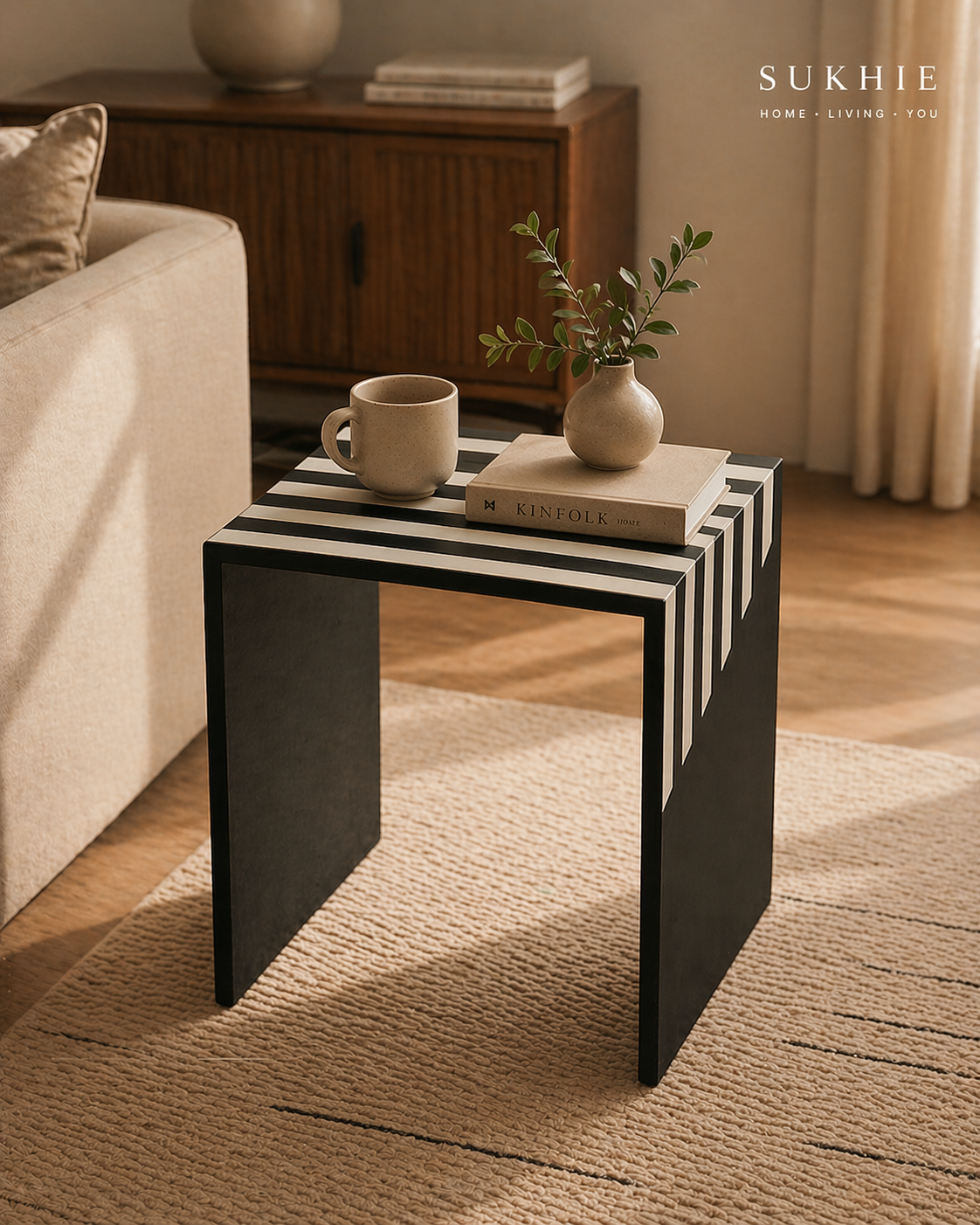 Side Table / Coffee Table (With Inlay Work)