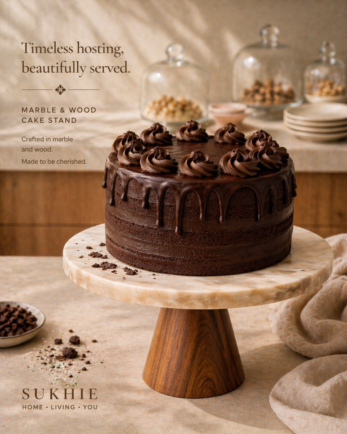 Marble Cake Stand